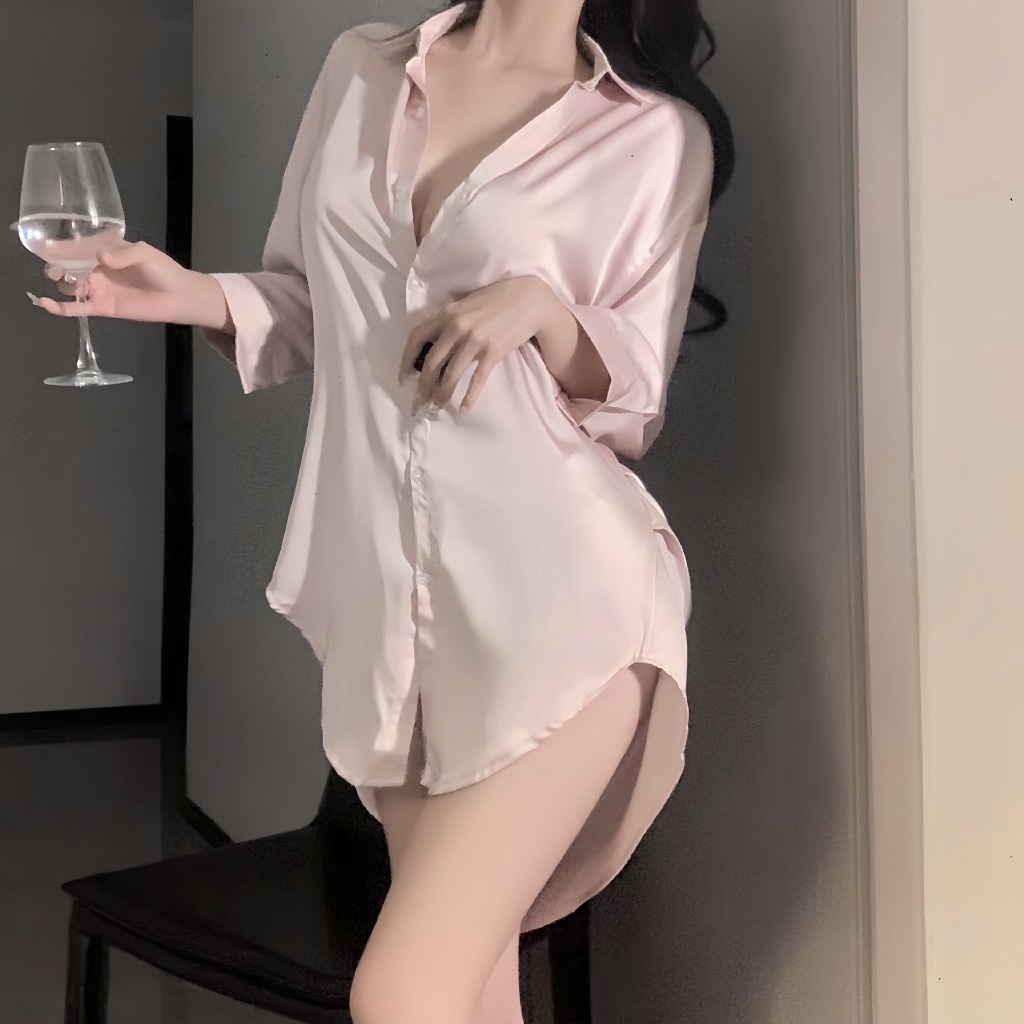 Áo Sơ Mi Lụa Sang Chảnh Dáng Dài Đủ Màu Áo Sơ Mi Nữ Dáng Dài | BigBuy360 - bigbuy360.vn