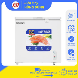 [ SHIP HỎA TỐC 2H TẠI HÀ NỘI] Tủ đông Hòa Phát 162 Lít HPF AD6162 , dàn đồng - Bảo hành chính hãng 24 tháng