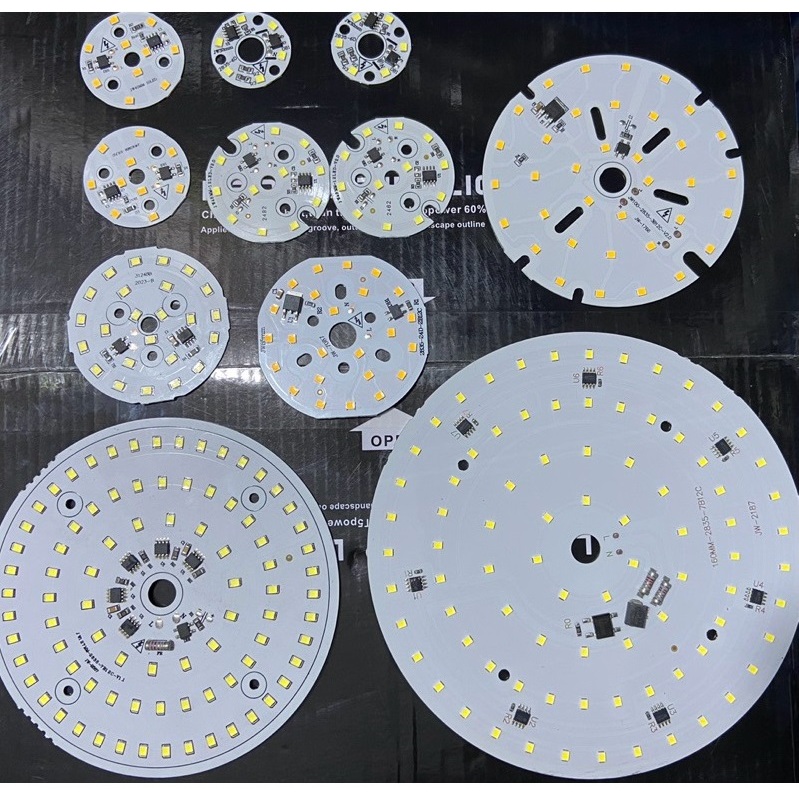 Vỉ đèn led tròn, Bảng Đèn LED Tròn 2W 3W AC 220V Ánh Sáng Trắng