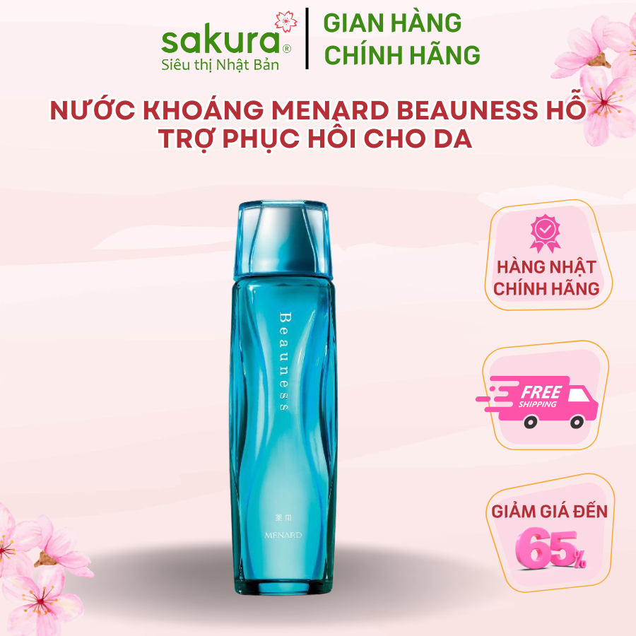 Nước khoáng Menard Beauness hỗ trợ phục hồi và tăng đề kháng cho da - Menard