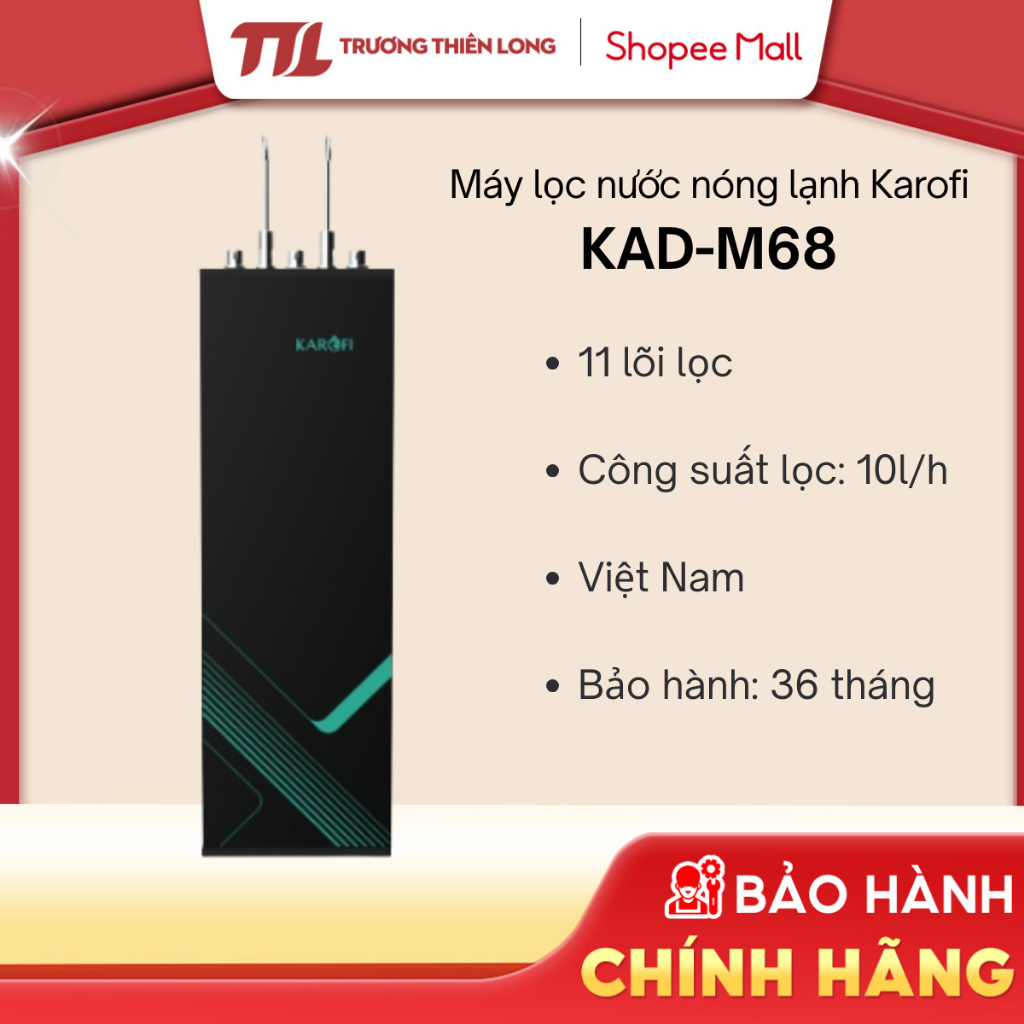 KAD-M68 - Máy Lọc Nước Nóng Lạnh Karofi KAD-M68 [FREESHIP HCM][GIÁ MÁY]
