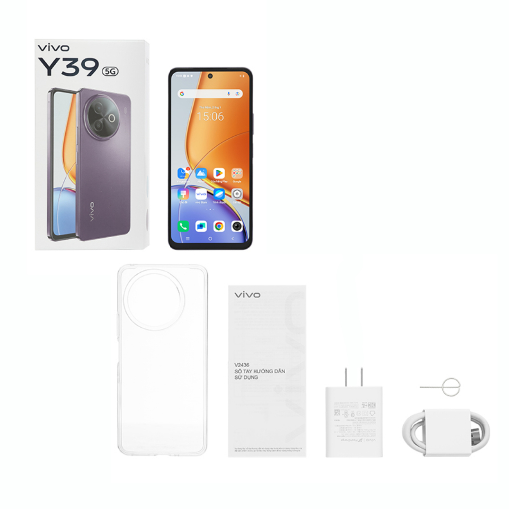 Điện thoại vivo Y39 (8GB/256GB) - Chính hãng - 1 Đổi 1 tháng đầu tiên - Bảo hành 12 tháng | BigBuy360 - bigbuy360.vn