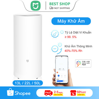 Xiaomi Mijia Máy hút ẩm thông minh 13L 22L 50L 100m2 Bảo hiểm chu kỳ Thanh lọc Ion âm bằng tia cực tím + 