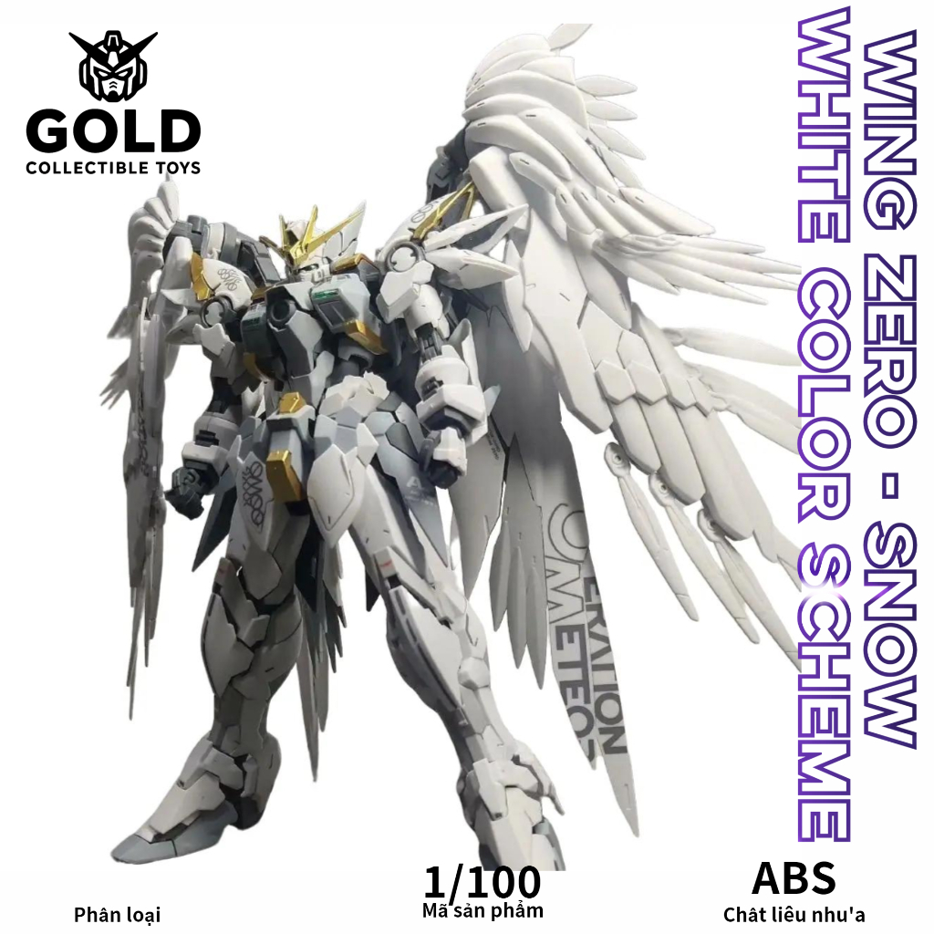 Mô Hình Gundam MG Snow White MJH 1/100 Mô Hình Lắp Ráp Biến Hình Kèm Base Decal Nước