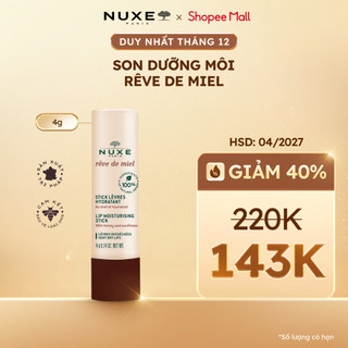   DATE 4 2027  Son Dưỡng Môi Nuxe Reve de Miel 4g 