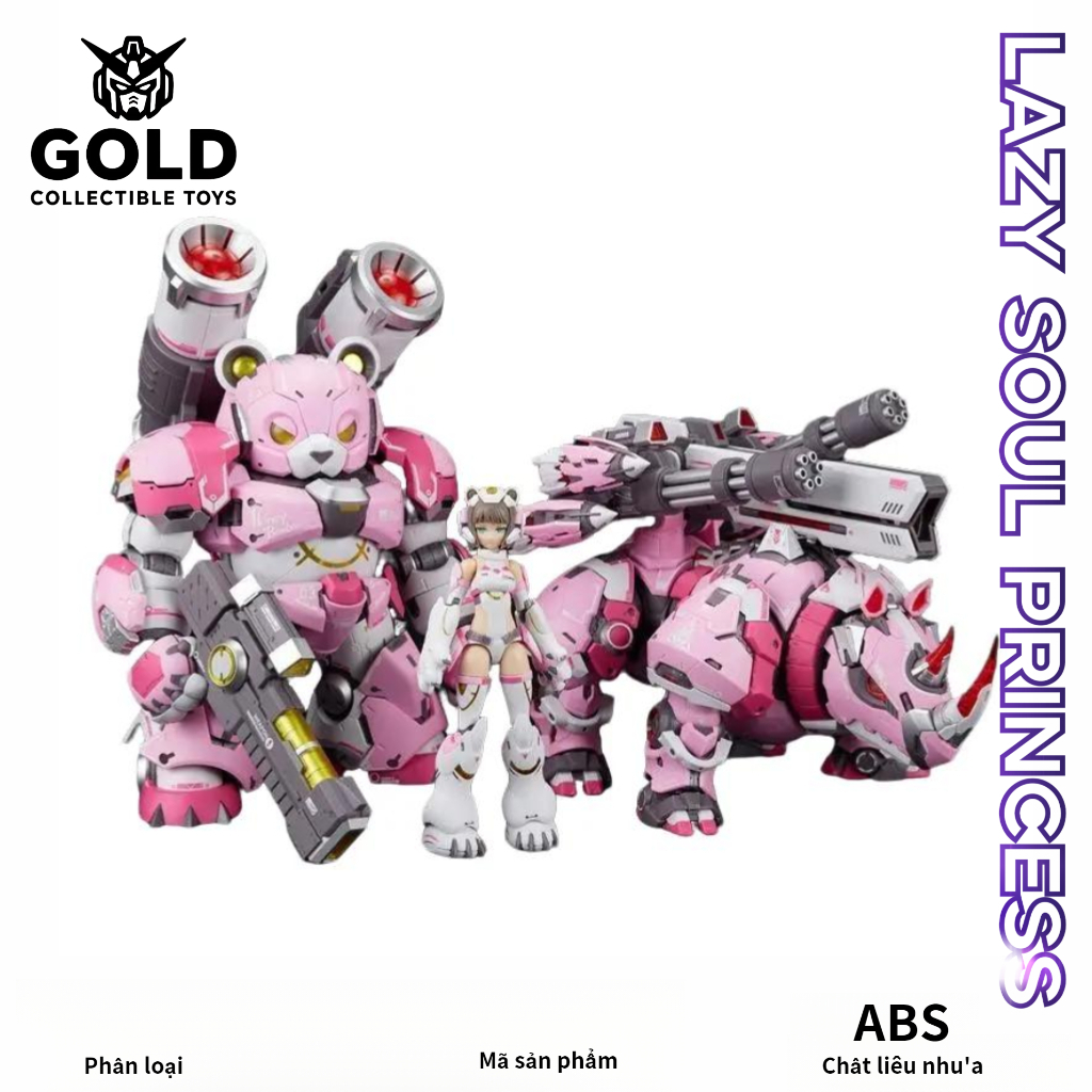 [CÓ SẴN] Mô hình lắp ráp SIN-03 MS General Seven Deadly Sins Lazy 1/10 – Lazy Sloth Lười Biếng (Tặng