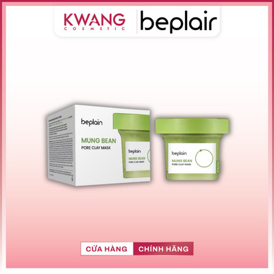 Mặt nạ đất sét Beplain Mung Bean Pore Clay Làm Sạch Da Dầu Hàn Quốc 120g