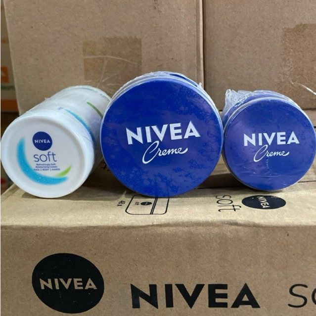 Kem dưỡng ẩm Nivea Creme, Nivea Soft làm mềm mịn cấp ẩm cho da