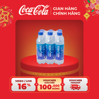  Lốc 6 Chai Nước Uống Điện Giải Bù Khoáng Thể Thao Aquarius 390ml Chai Coca-Cola Official Store SALE 12.12_SP 