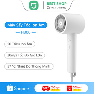  Xiaomi Mijia Máy Sấy Tóc H300 50 Triệu Ion Âm Tốc Độ Siêu Gió 20m   s 57°C Nhiệt độ không đổi thông minh 