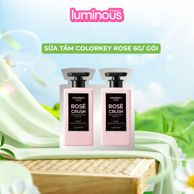 [Quà tặng] 2 Gói Sữa Tắm Dưỡng Sáng Da Colorkey Rose Crush 6ml/ gói