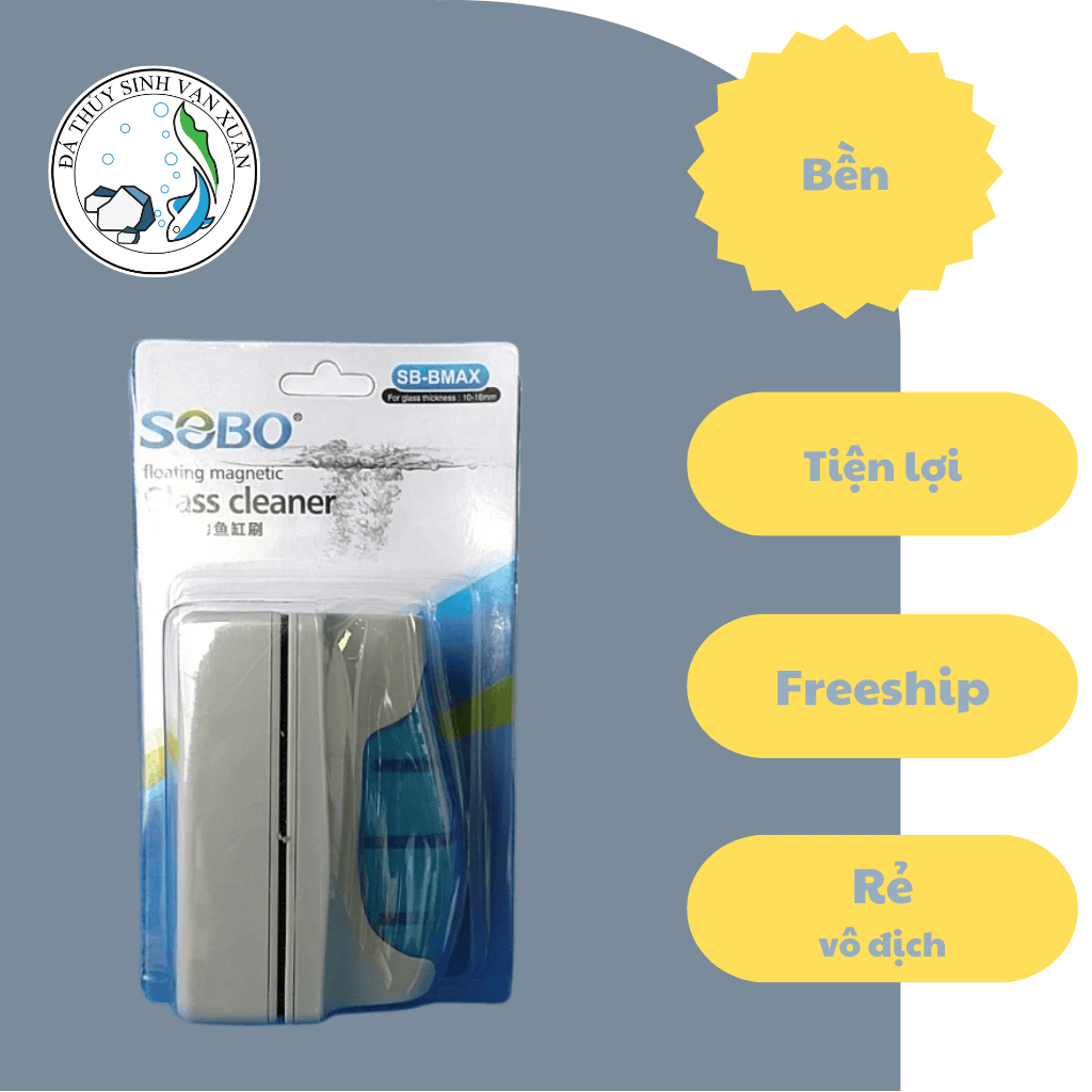 Nam Châm Chà Hồ, Vệ Sinh Mặt Kính Bể Cá SOBO SB-BMAX