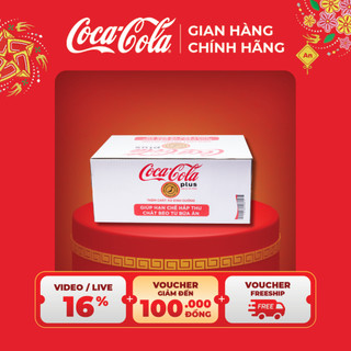 Thùng Lốc 24 Lon Nước Ngọt Giải Khát Có Ga Coca-Cola Plus  Foshu  320ml Lon Coca-Cola Official Store Sale 25.11_SP 