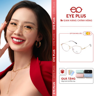  Gọng Kính Cận Dáng Mắt Mèo Eye Plus 22860 22946 Titanium Cao Cấp Kiểu Dáng Thời Trang Nữ Sang Chảnh 