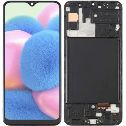 Màn Hình SamSung A30s A307 Oled Full Liền Khung Phôi To