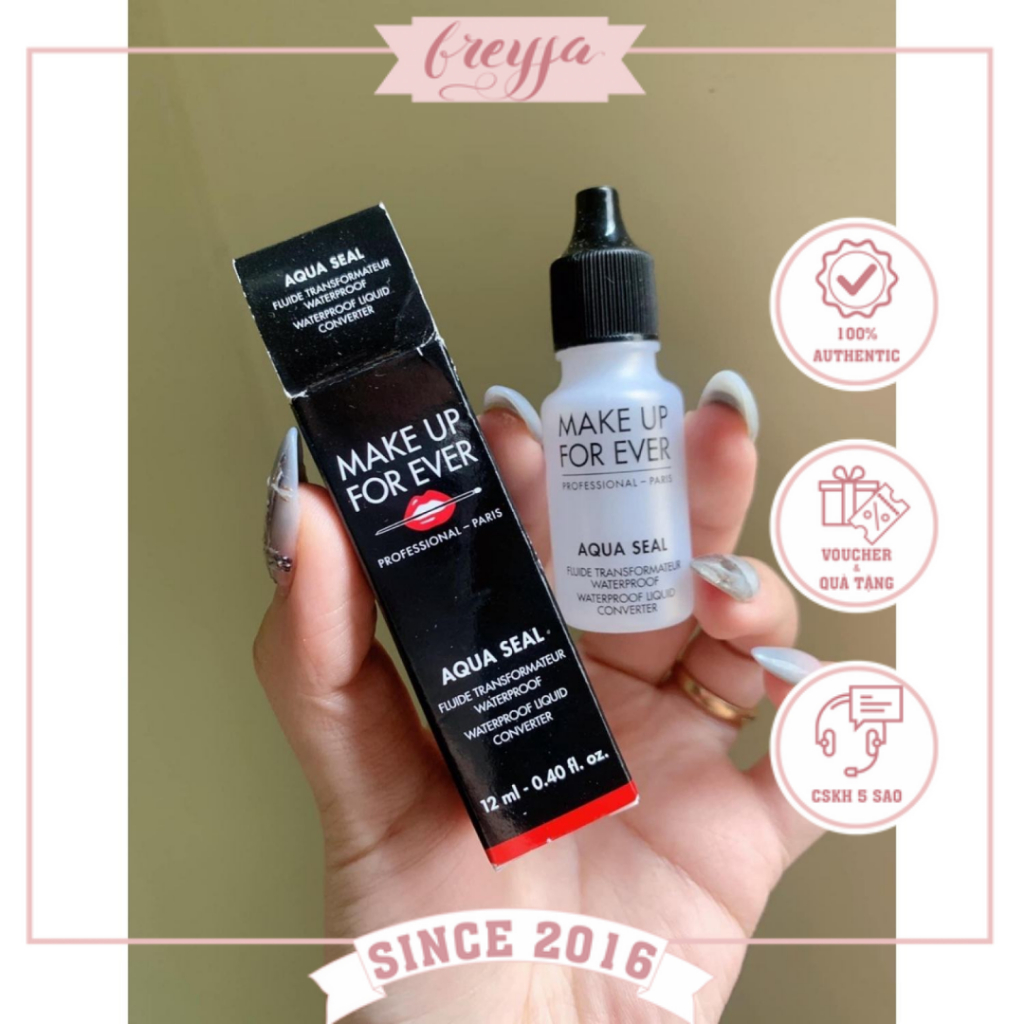 [SALE] Dung dịch trộn phấn nền MAKE UP FOR EVER MUFE Aqua Seal Waterproof Liquid 12ml - Freyja Makeu