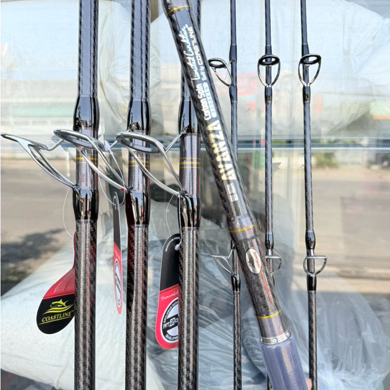 Cần coastline AVANZA 3m20 xxh .chất liệu carbon chuyên câu cá tra ,cá lớn ,bạo lực .