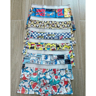  Combo 3-4-5 quần sịp đùi nam in hình Luffy Doremon mẫu mới chất liệu thun lạnh co giãn 4 chiều 