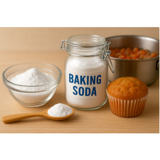 Baking soda dùng làm bánh