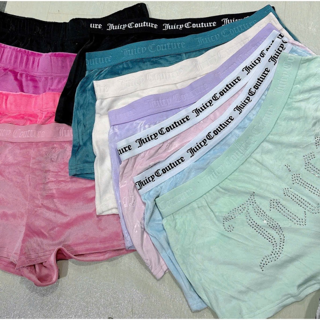 Quần Short Nhung Juicy Couture Mềm Mịn, Co Giãn, Siêu Xinh.[KL.K4T1QN]
