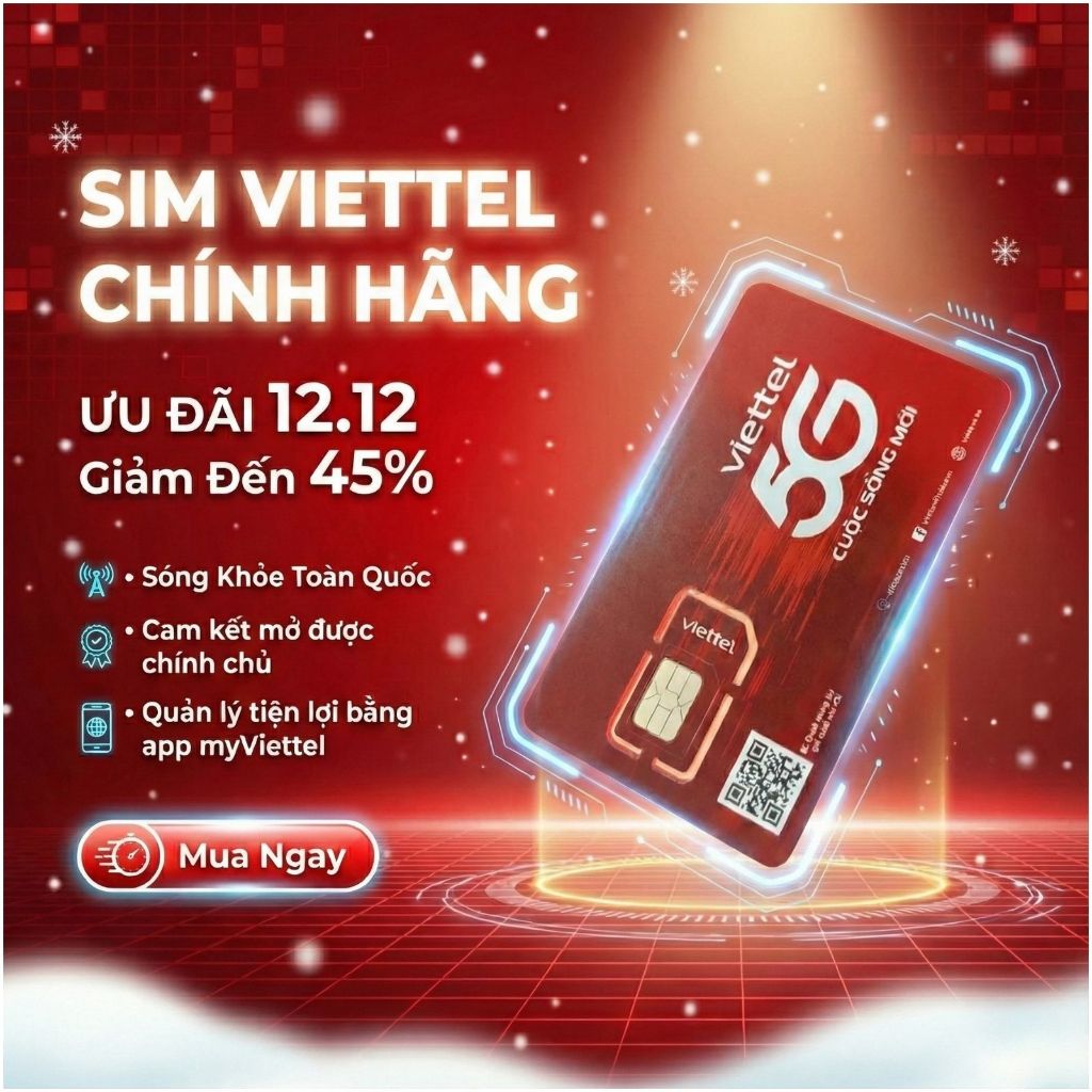 Sim Viettel Đầu Số 03/08/09 - Sim Chưa Kích Hoạt - Tự Đăng Ký Chính Chủ Trên MyViettel.