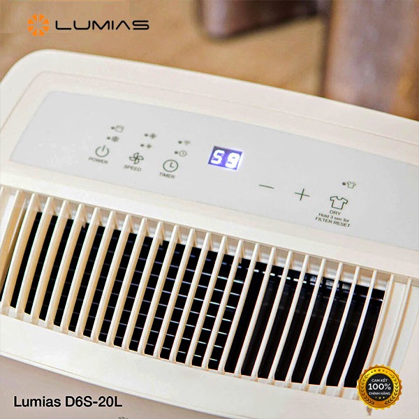 Máy hút ẩm 20L Lumias D6S-20L - 50m² | BigBuy360 - bigbuy360.vn