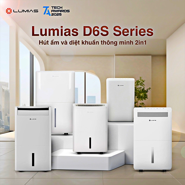 Máy hút ẩm 20L Lumias D6S-20L - 50m² | BigBuy360 - bigbuy360.vn