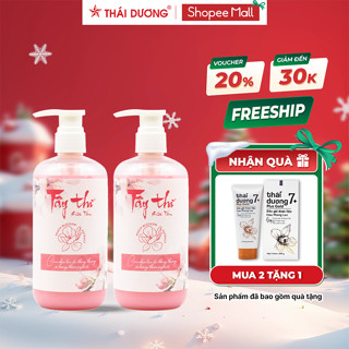   KOL  Sữa tắm Tây Thi  Hoa đào Chai 500ml  dành cho da mụn nhạy cảm kèm quà tặng 