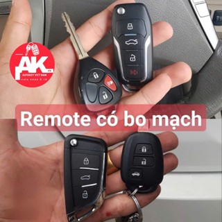  Hàng Cao Cấp  Chìa Khoá Toyota - Remote Mẫu Gập Gọn  Vios Innova Fortuner Hilux  
