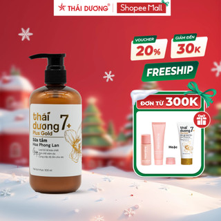   Live Sữa tắm Thái Dương 7 Plus Hoa Phong Lan chai 500ml giúp làm sạch da dưỡng trắng và mềm da- tặng kèm quà 