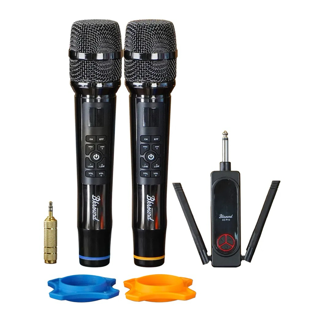 Micro Karaoke Đa Năng Cao Cấp BKSound A3PRO 2025, Mic Chuyên Dùng Cho Loa Bluetooth, Loa Kéo, Amply
