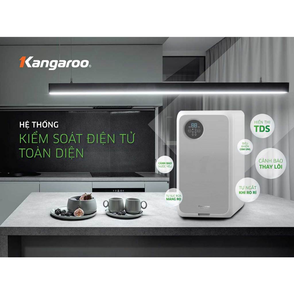 Máy lọc nước Kangaroo Hydrogen KG100HU - Hàng chính hãng PH 8.5