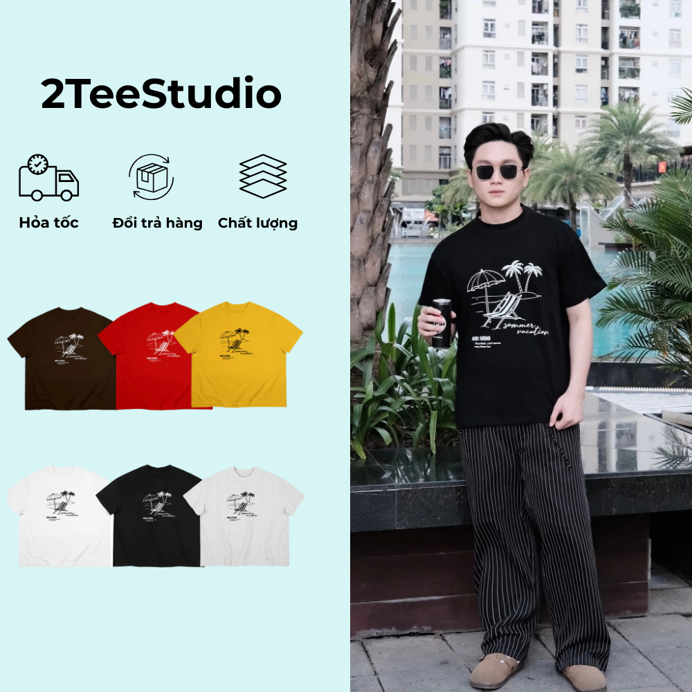 Áo Thun BOXY Unisex Prenium 100% cotton fullbox  AB004 - Nabi Studio