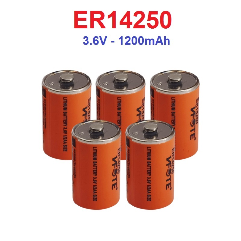 Pin VFOTE ER14250H 3.6V 1/2AA chính hãng ER14250 pin nhiệt kế ẩm Pin nuôi nguồn PLC
