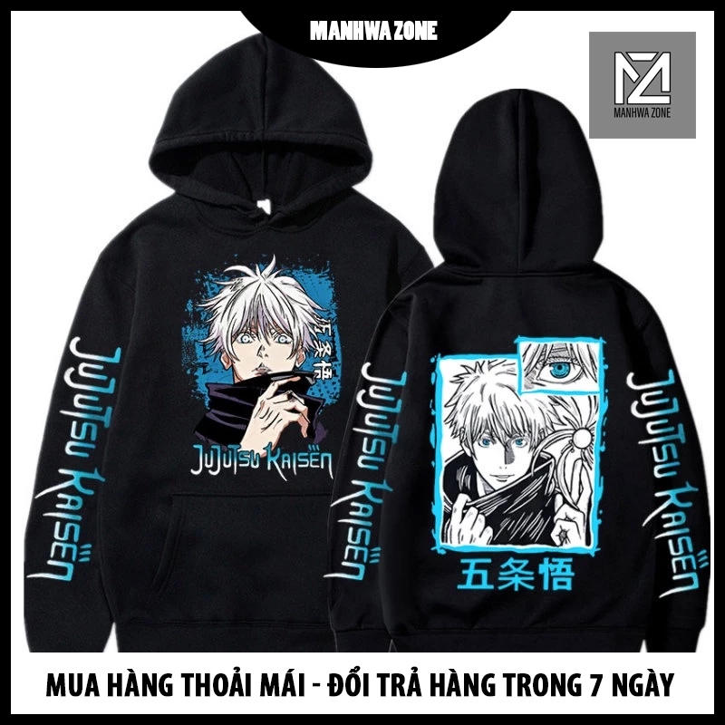 BST áo Hoodie anime jujutsu kaisen gojo satoru Ryomen Sukuna Eyes | FROSTEE STORE