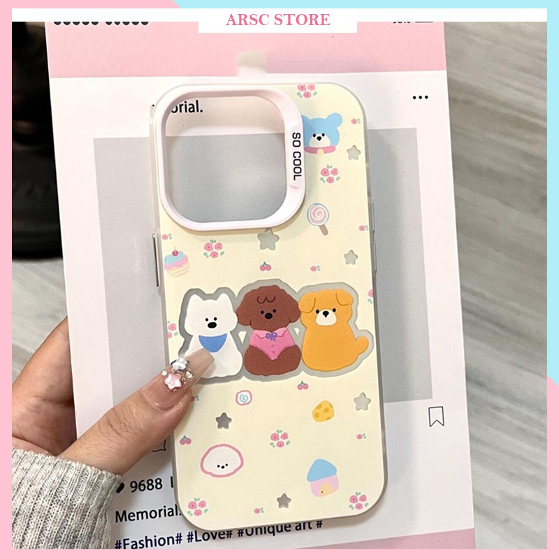 Ốp Lưng iPhone Aurora 7 Màu Hoạt Hình Thú Cưng Cho Iphone XS Max 11 12 13 14 15 16 17 Pro Max Plus