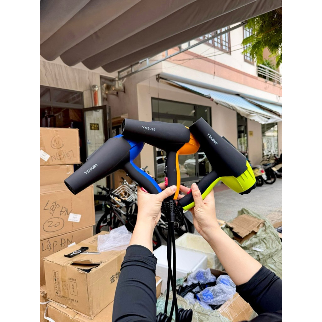 Máy Sấy Tóc YM9999 3000W Chính Hãng Chuyên Salon Barber 3 Chế Độ Sấy