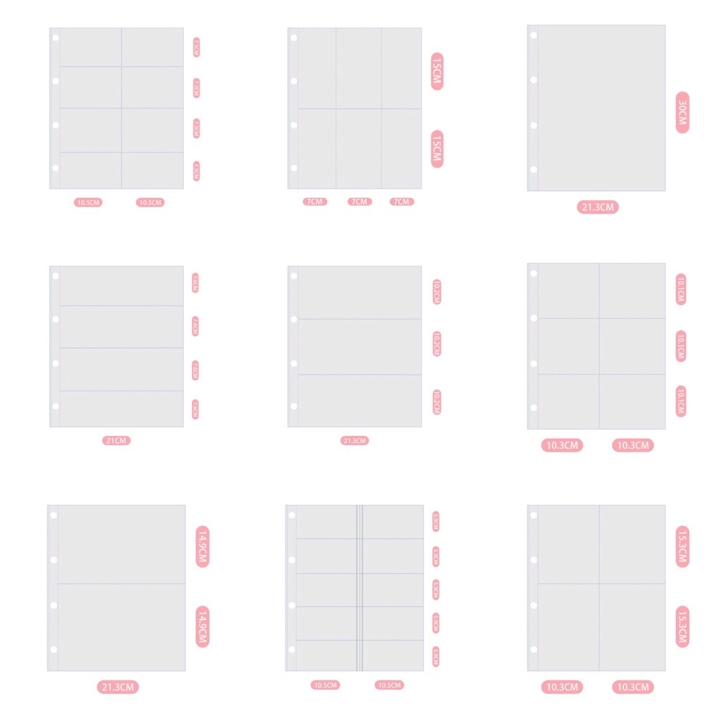 [CÓ SẴN] SHEET PP A4 TRONG SUỐT DÀNH CHO BINDER A4 4CÒNG LƯU TRỮ ẢNH - Cáo nuôi rái cá