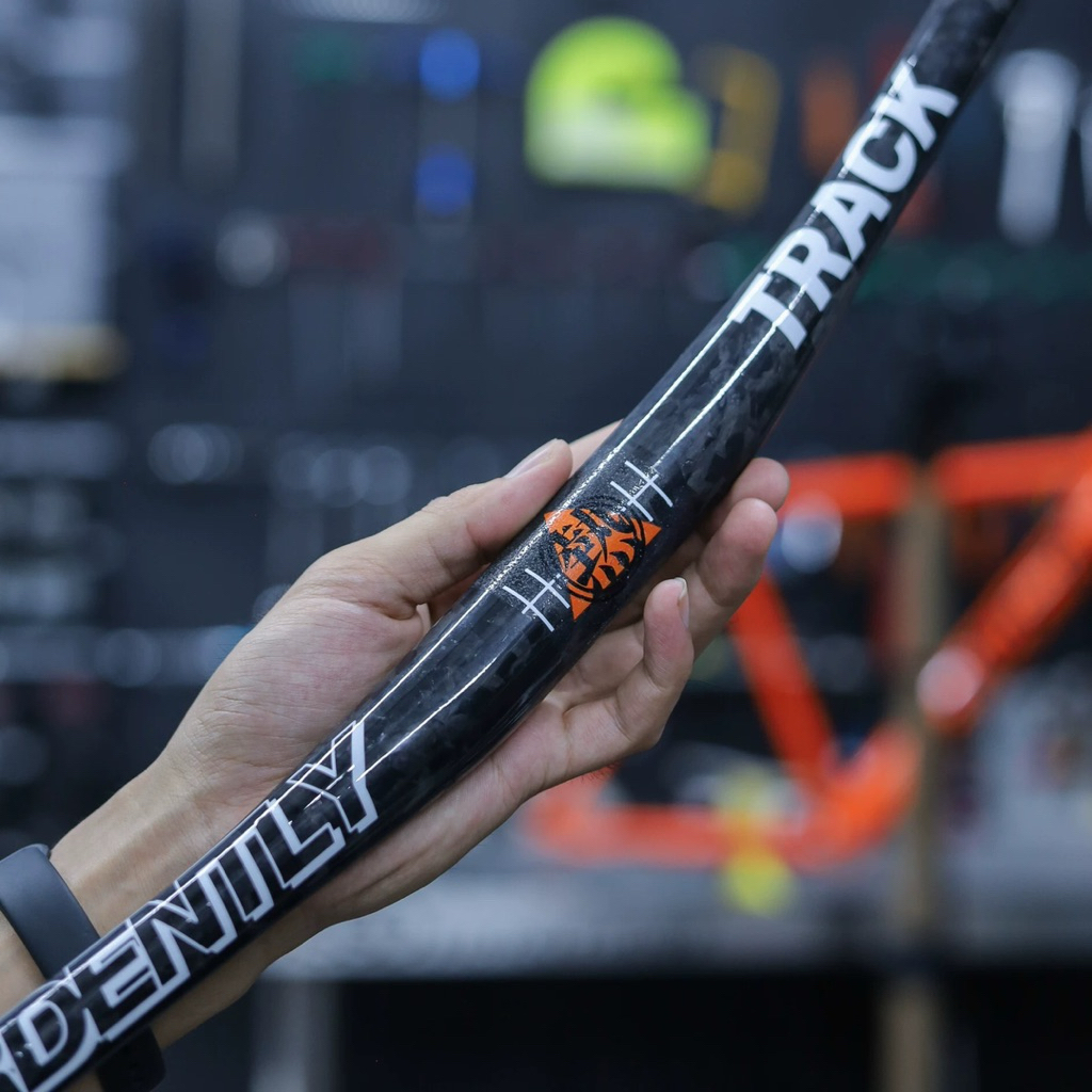 Ghi đông ngang Adently track sợi carbon siêu nhẹ cho xe đạp