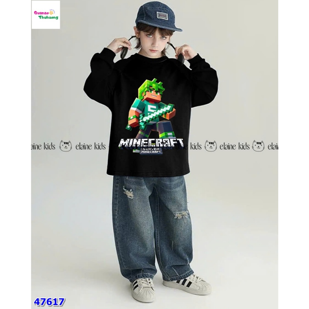 Bộ dài Elaine đen Minecraft