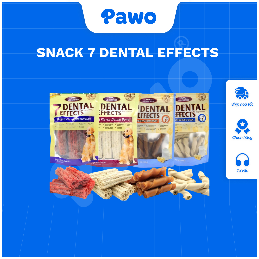 Snack 7 Dental Effects - Snack sạch răng, thơm miệng | PAWO