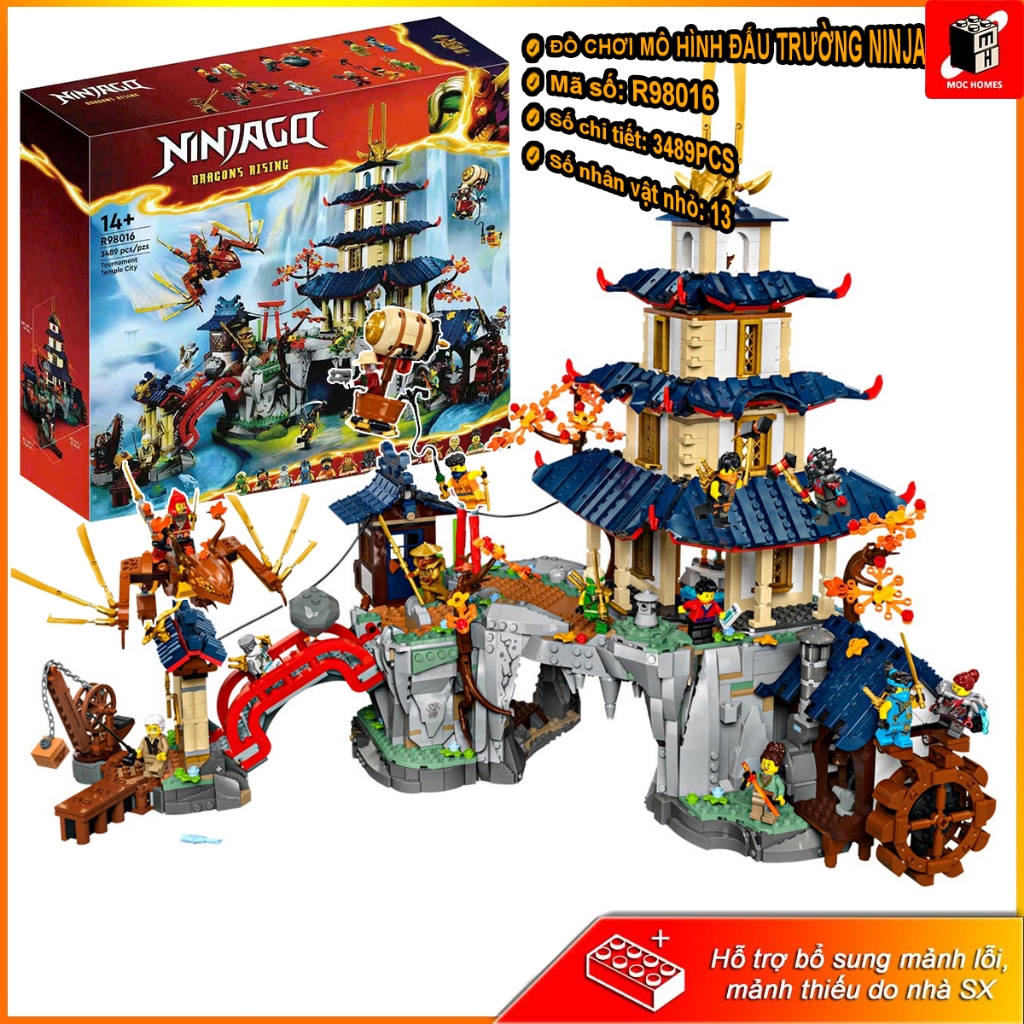 [Đang về] Đồ chơi mô hình trí tuệ đấu trường Ninja của các bậc thầy nguyên tố R98016