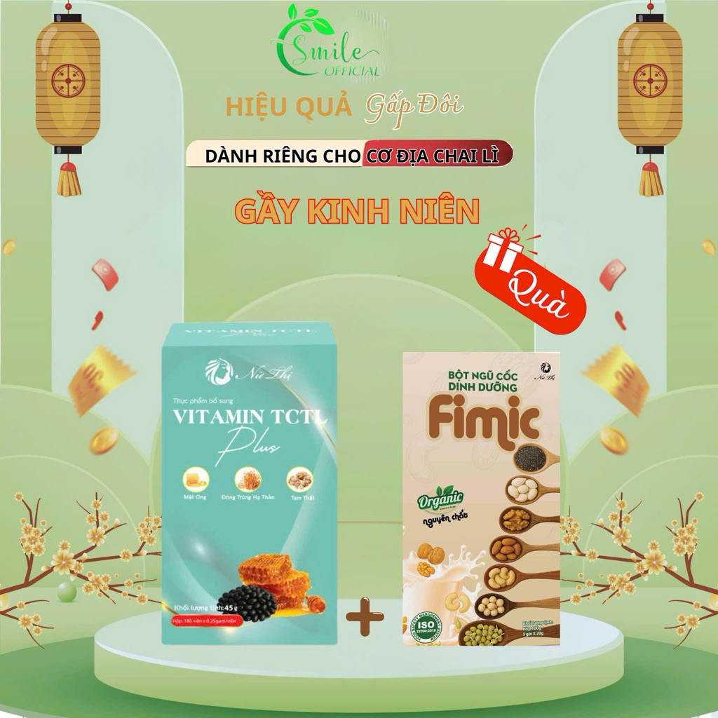 (Chính hãng)Vitamin TCTL PLUS kèm ngũ cốc hạt dinh dưỡng