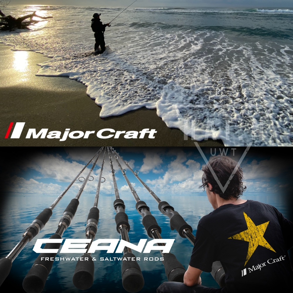 Cần Câu Lure Major Craft Ceana Blank Carbon Cao Cấp, Khoen Fuji Fazlite Chính Hãng Châu Âu