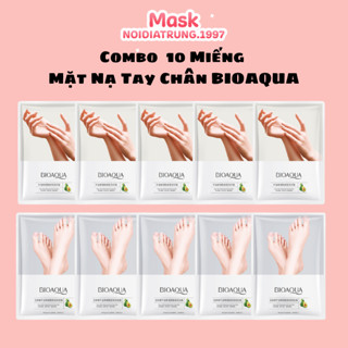 Combo Mặt Nạ Tay Chân Chiết Xuất Bơ Giúp Dưỡng Ẩm Sáng Da Bioaqua