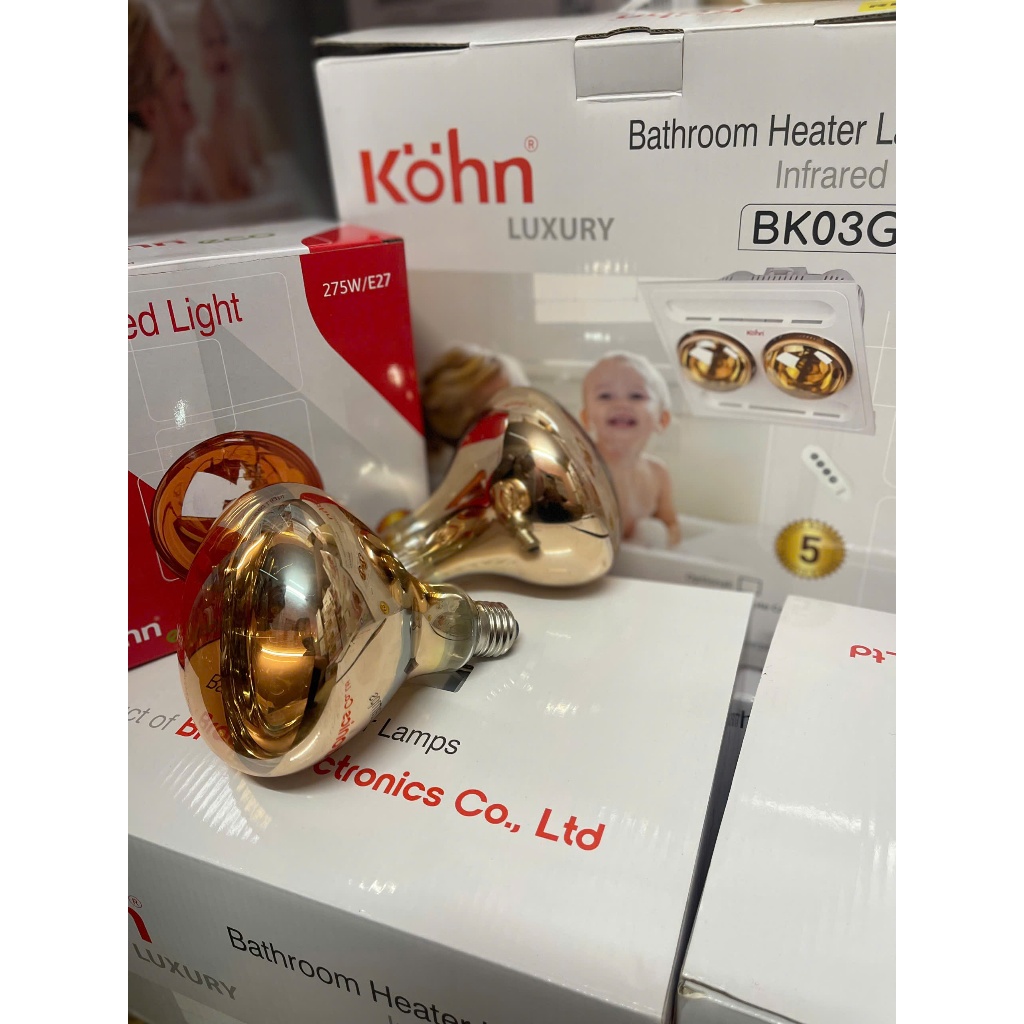 Bóng đèn sưởi nhà tắm KOHN dùng cho đèn sưởi âm trần Kohn BK03G BK03GR