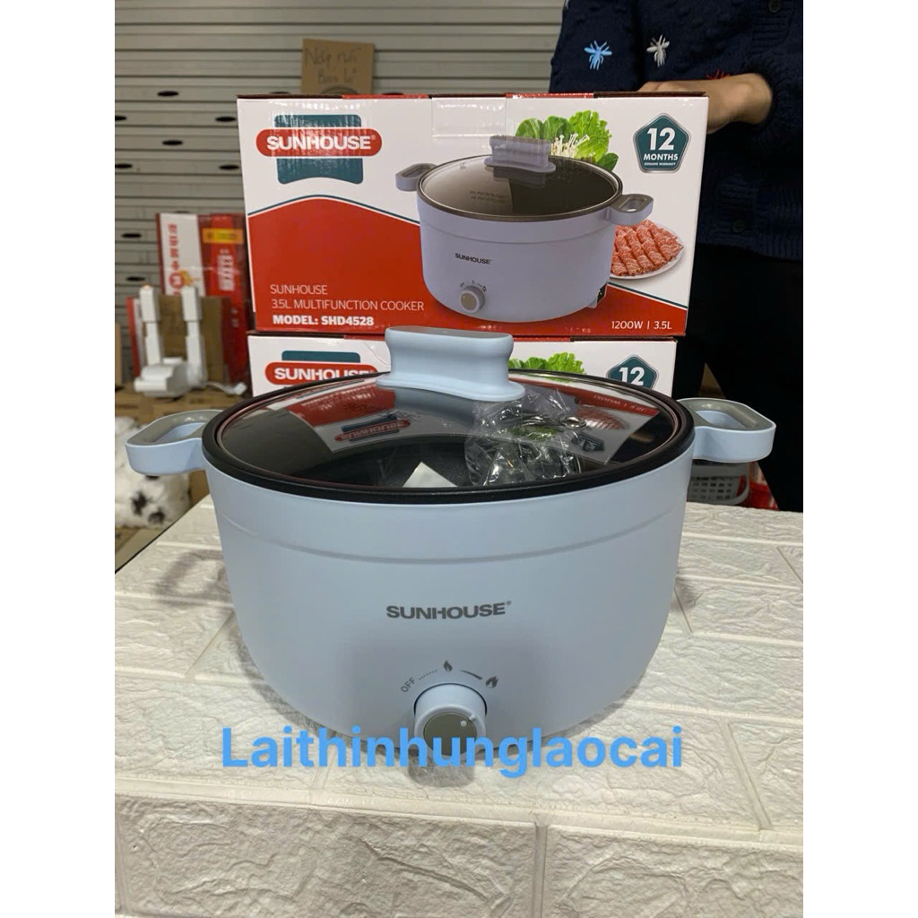 Nồi lẩu điện Sunhouse -SHD4528- đa chức năng