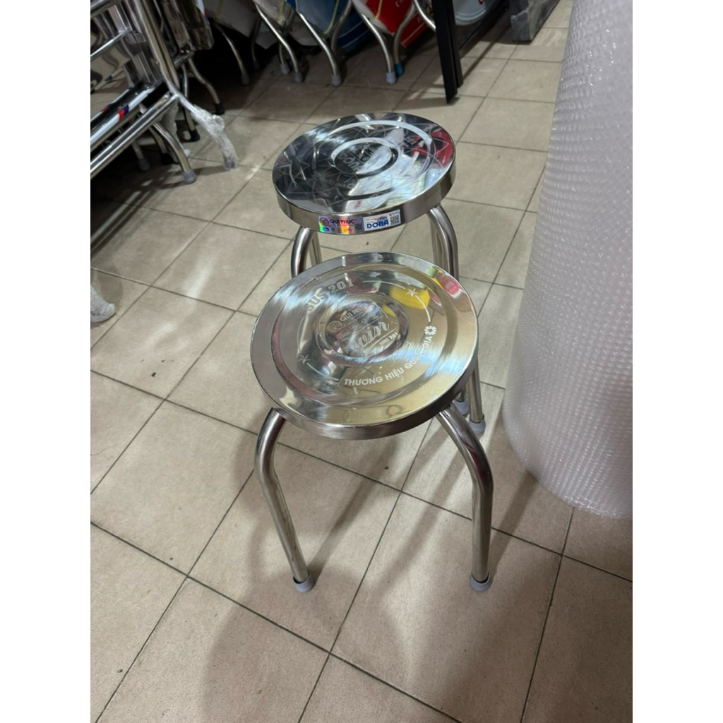 Ghế đẩu win cao 50cm , combo10 ghế đẩu inox ngồi bàn cao , ghế inox cao