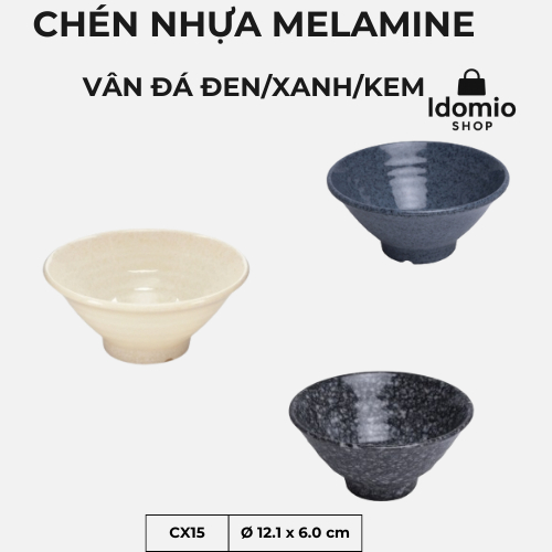 Chén Nhựa Melamine Kiểu Cao Vân Đá