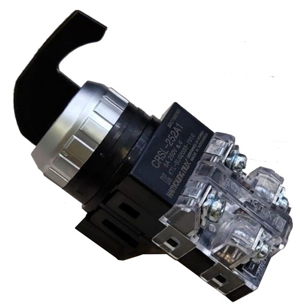 Chuyển mạch 2 vị trí Hanyoung CRSL-252A1 D25 – Công tắc xoay tự giữ, 1NO+1NC, chính hãng Hàn Quốc